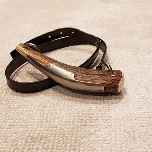 YSL Yves Saint Laurent Mombasa Horn Belt